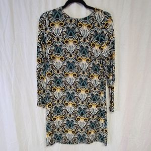 Patterned Shift Dress